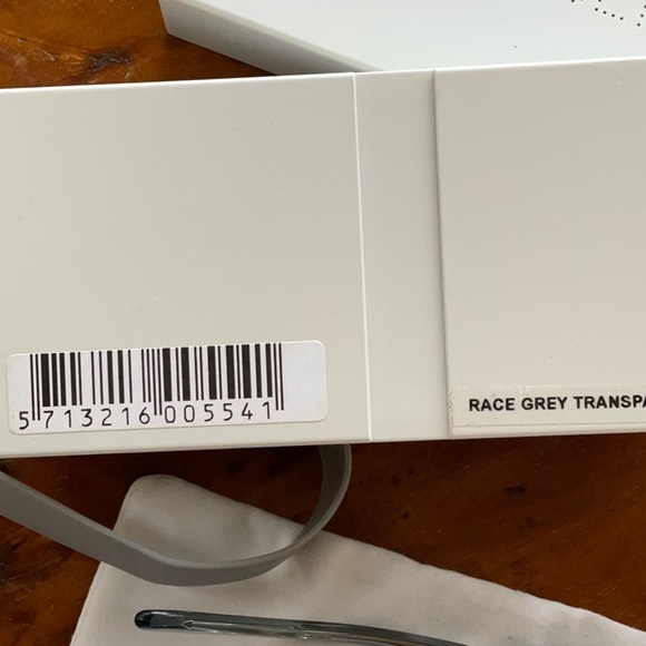 Han Kjobehavn Race Sunglasses in Grey Transparent - Picture 10 of 11